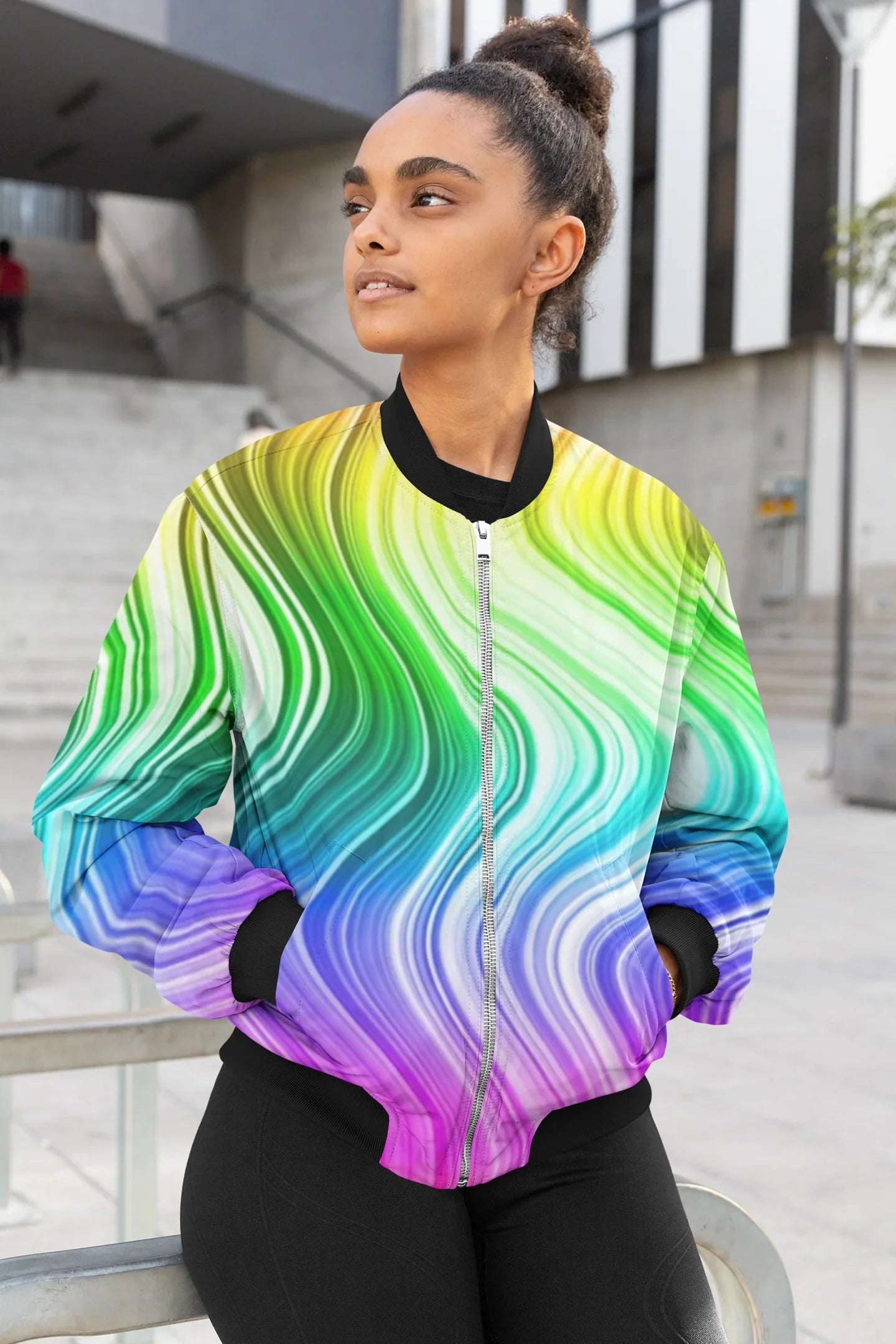 Women Bomber Jacket - Femstylo