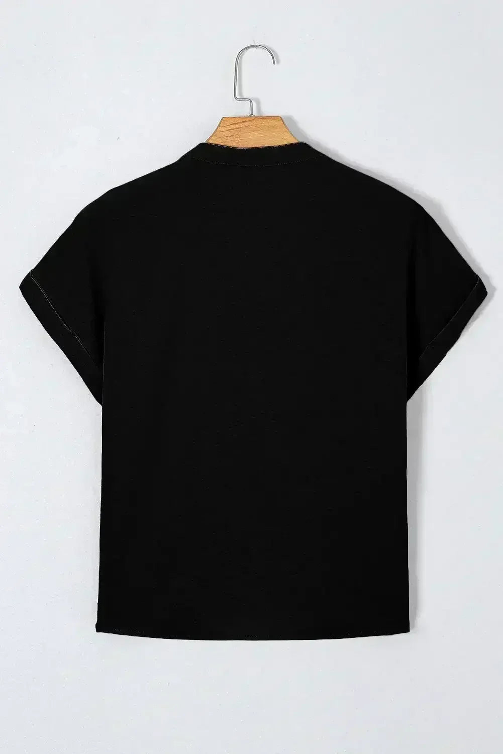 White Notched Neck Batwing Sleeve Blouse | Femstylo - Femstylo