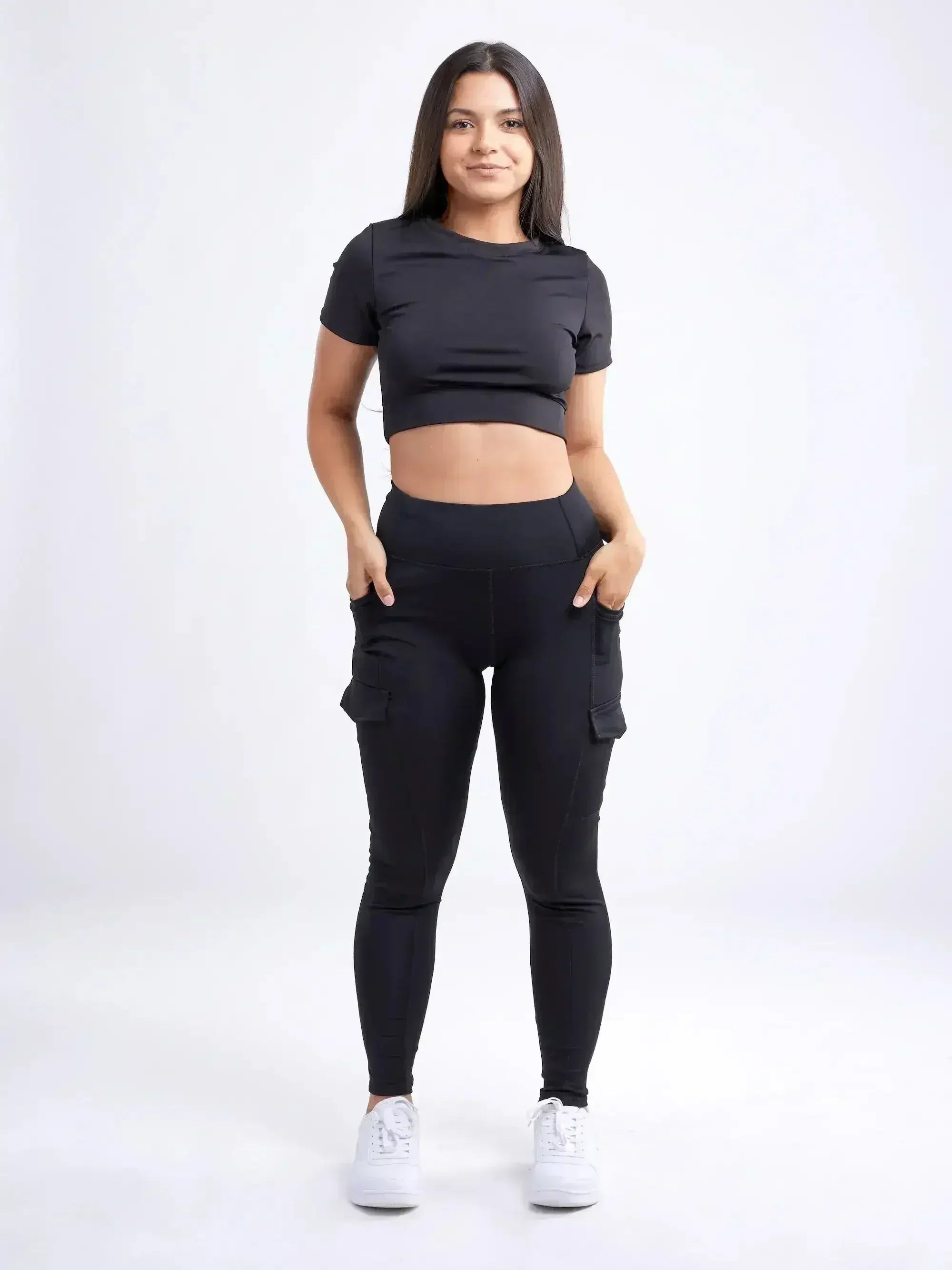 Women's Lightweight Short-Sleeve Crop Top - Workout & Casual - Femstylo