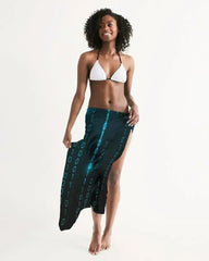 Sheer Sarong Swimsuit Cover Up Wrap / Blue Code - Femstylo