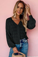 Green Lightweight Buttoned Front Crochet Cardigan