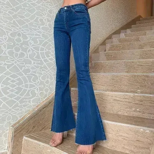 RetroCurve™ – Vintage Flare Bootcut Jeans - Femstylo