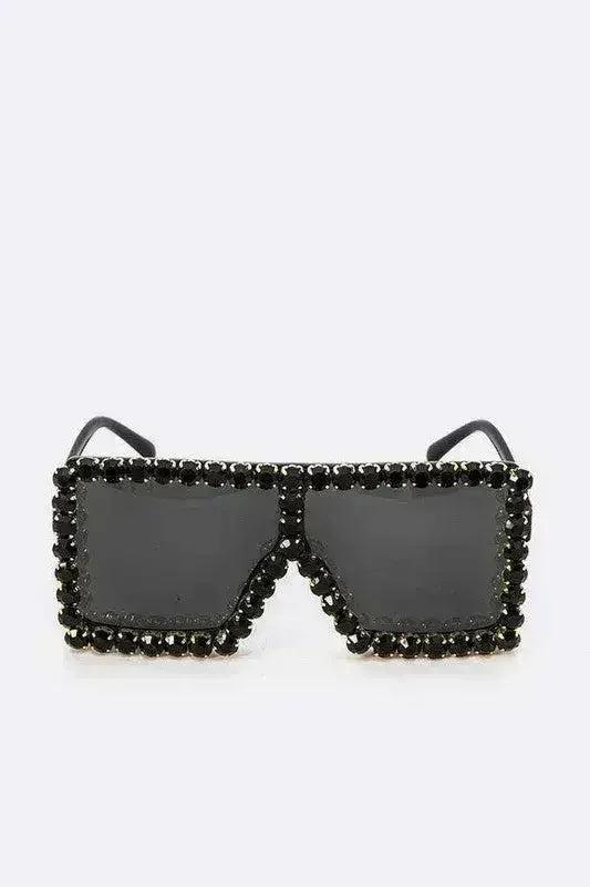 Crystal Shield Sunglasses - UV400 Protection & Oversized Fit - Femstylo