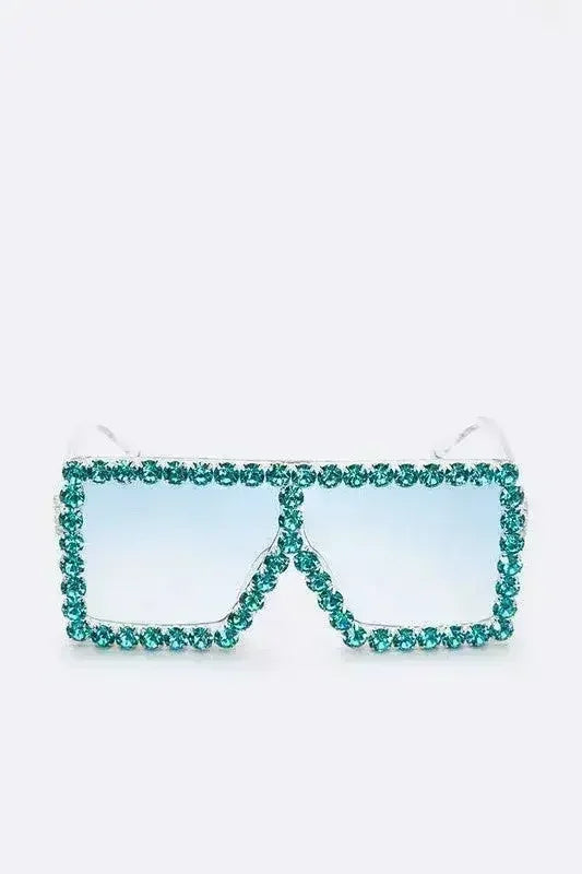 Crystal Shield Sunglasses - UV400 Protection & Oversized Fit - Femstylo