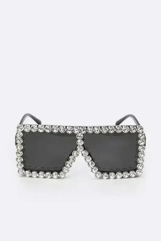 Crystal Shield Sunglasses - UV400 Protection & Oversized Fit - Femstylo