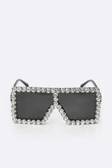 Crystal Shield Sunglasses - UV400 Protection & Oversized Fit - Femstylo