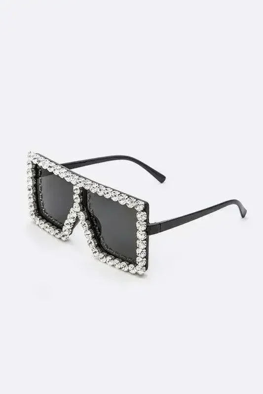 Crystal Shield Sunglasses - UV400 Protection & Oversized Fit - Femstylo