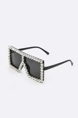 Crystal Shield Sunglasses - UV400 Protection & Oversized Fit - Femstylo
