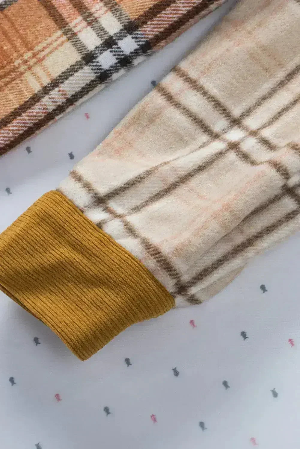 Plaid Pocket Shirt Jacket - Femstylo