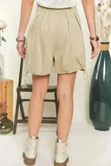 ADORA Drawstring Shorts with Pockets - Femstylo