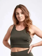 Racerback Training Crop Tank – Lightweight & Breathable for Workouts - Femstylo