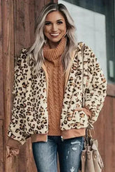 Cozy Plush Leopard Jacket - Femstylo