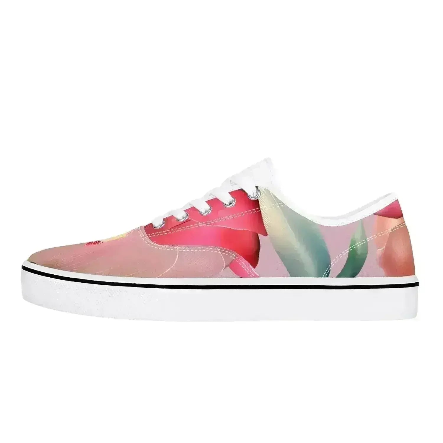Jacki Easlick Floral Garden Print Canvas Sneakers - Femstylo
