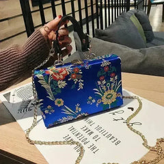 Flower Clutch Evening Bag for Women Wedding Bride Clutch Purse Antique - Femstylo
