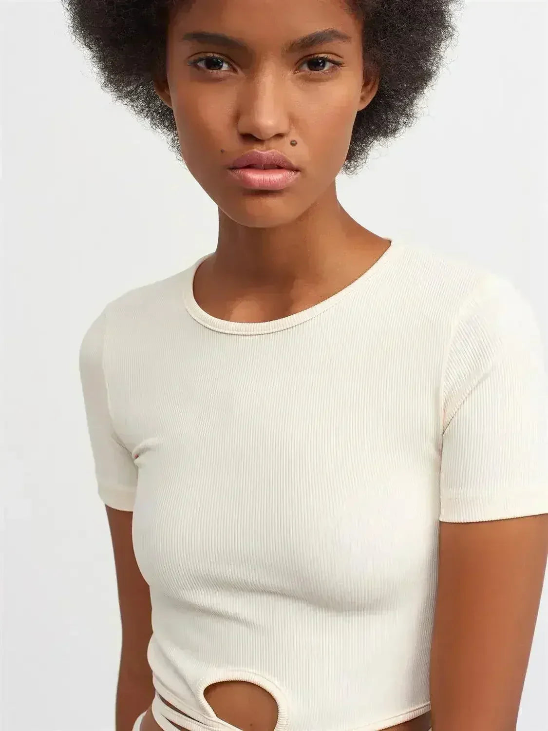 Lace Up Crop Top - Femstylo