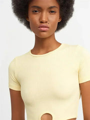 Lace Up Crop Top - Femstylo