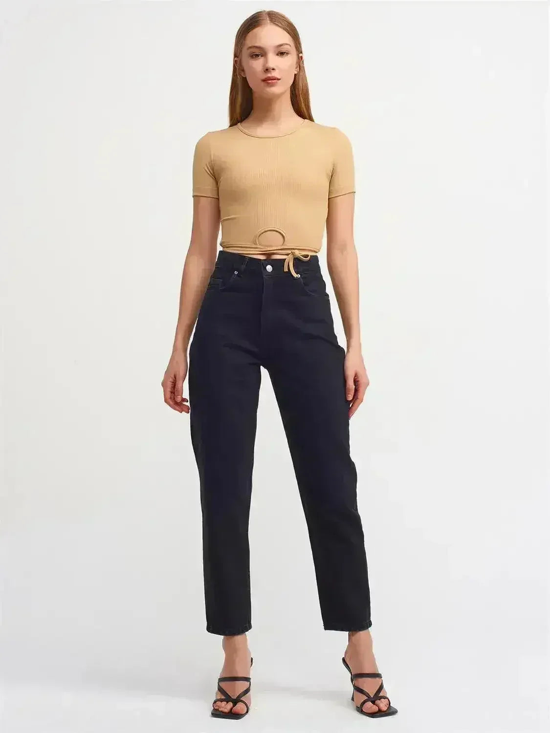 Lace Up Crop Top - Femstylo