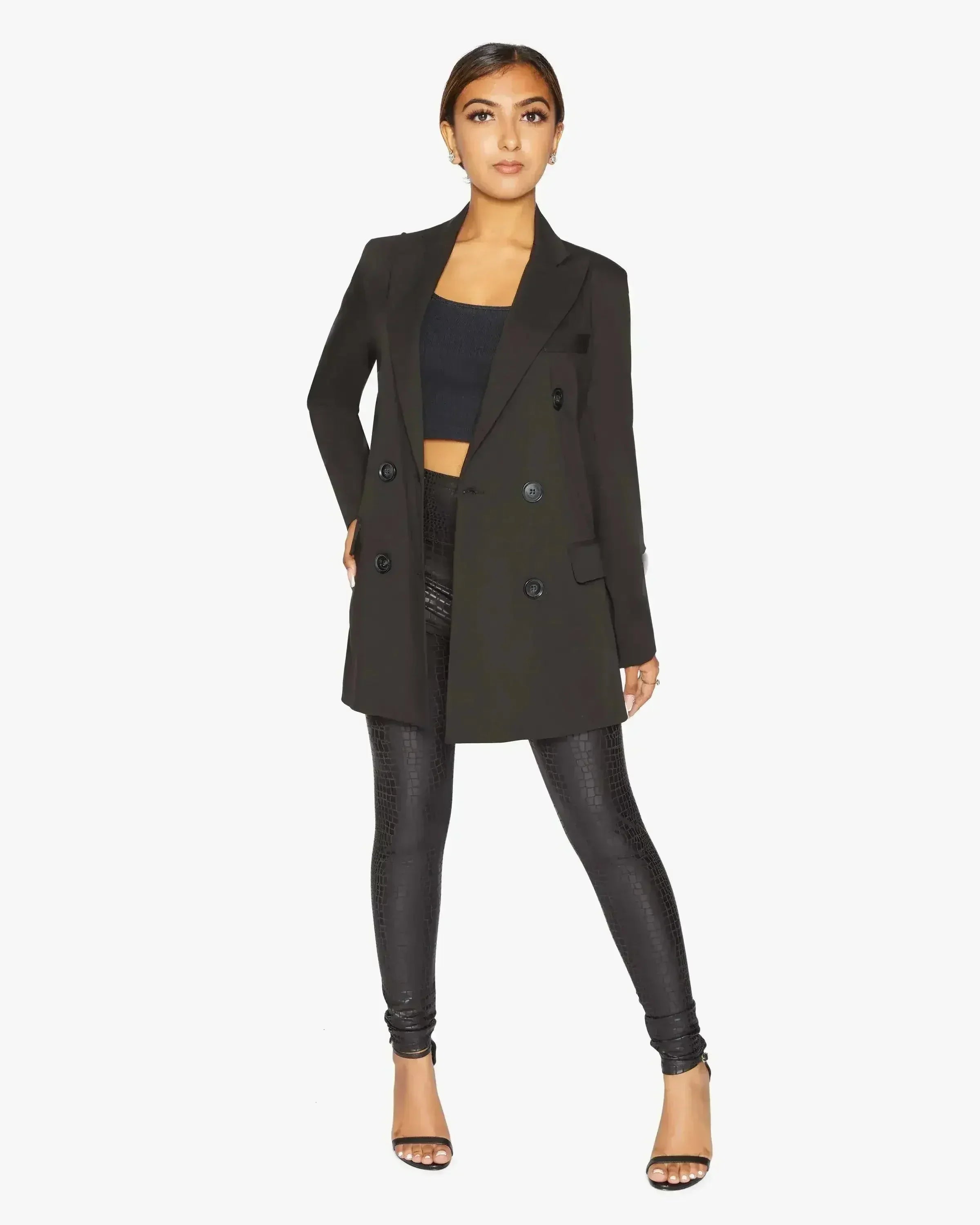 Summer Longline Blazer - Versatile UK-Made Jacket | Femstylo - Femstylo