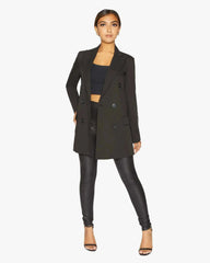 Summer Longline Blazer - Versatile UK-Made Jacket | Femstylo - Femstylo