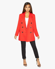 Summer Longline Blazer - Versatile UK-Made Jacket | Femstylo - Femstylo