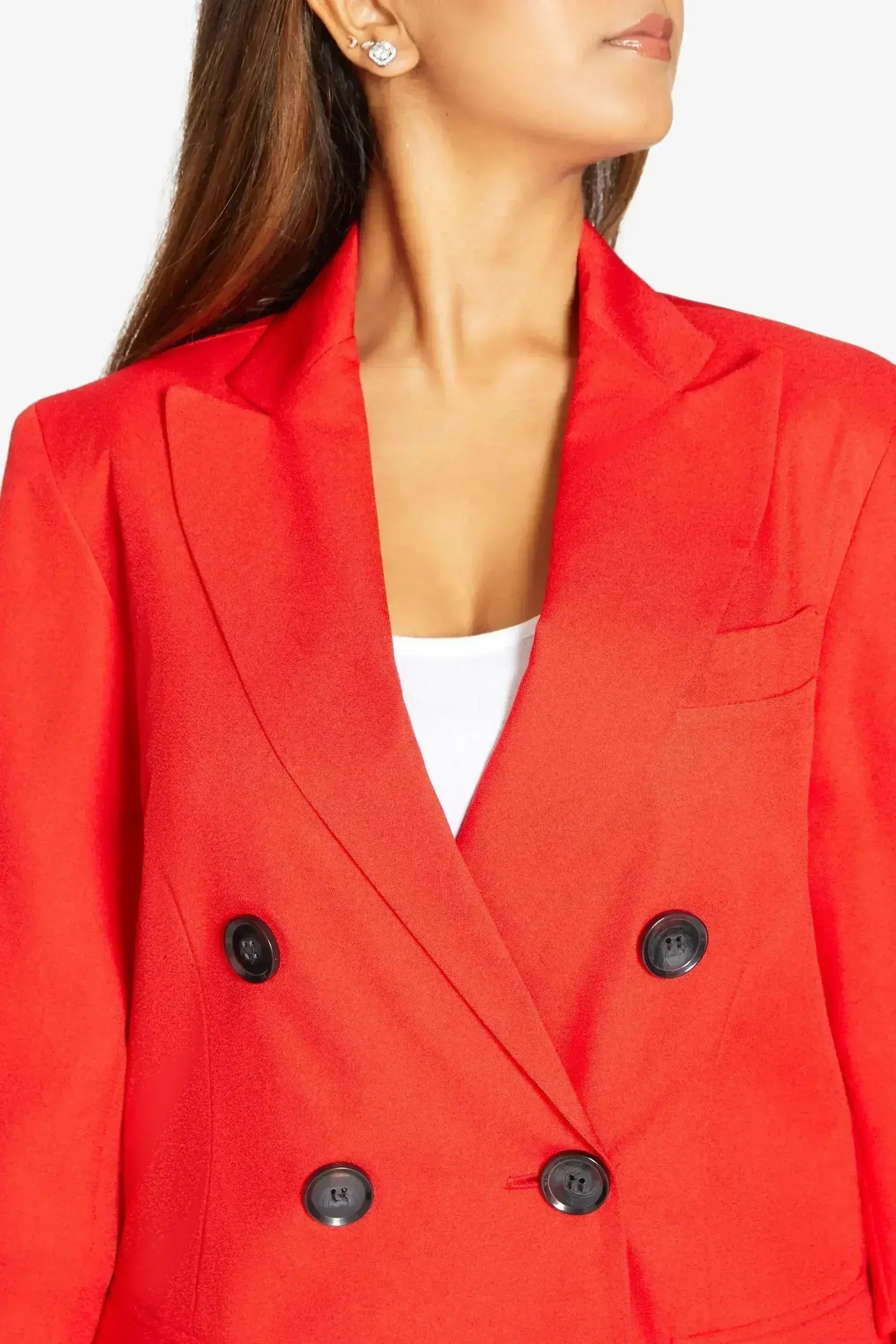 Summer Longline Blazer - Versatile UK-Made Jacket | Femstylo - Femstylo
