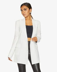 Summer Longline Blazer - Versatile UK-Made Jacket | Femstylo - Femstylo