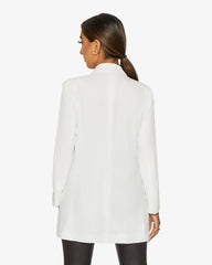 Summer Longline Blazer - Versatile UK-Made Jacket | Femstylo - Femstylo