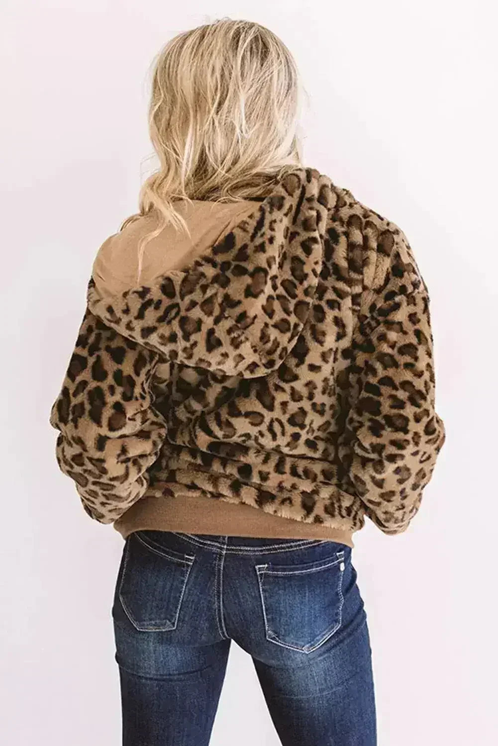 Cozy Plush Leopard Jacket - Femstylo