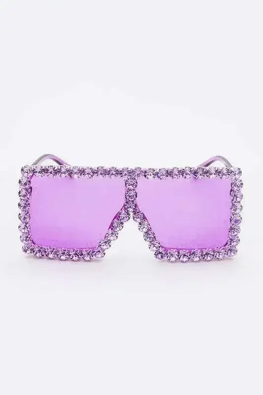 Crystal Shield Sunglasses - UV400 Protection & Oversized Fit - Femstylo