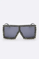 Crystal Shield Sunglasses - UV400 Protection & Oversized Fit - Femstylo