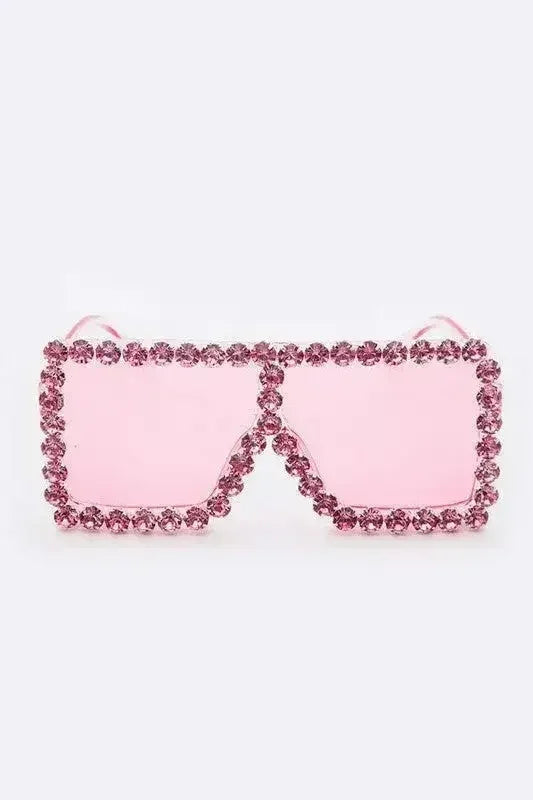 Crystal Shield Sunglasses - UV400 Protection & Oversized Fit - Femstylo