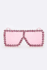Crystal Shield Sunglasses - UV400 Protection & Oversized Fit - Femstylo
