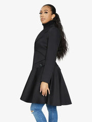 Spring/Summer Double Breasted Skater Coat (1102-SP) - Femstylo