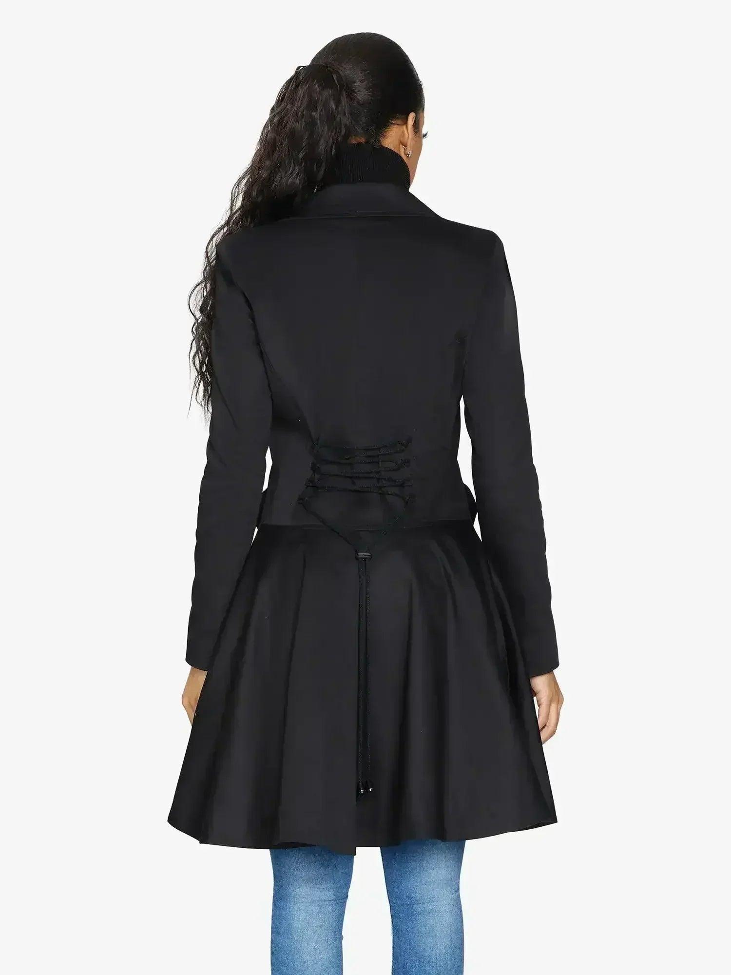 Spring/Summer Double Breasted Skater Coat (1102-SP) - Femstylo