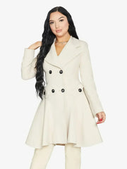 Spring/Summer Double Breasted Skater Coat (1102-SP) - Femstylo