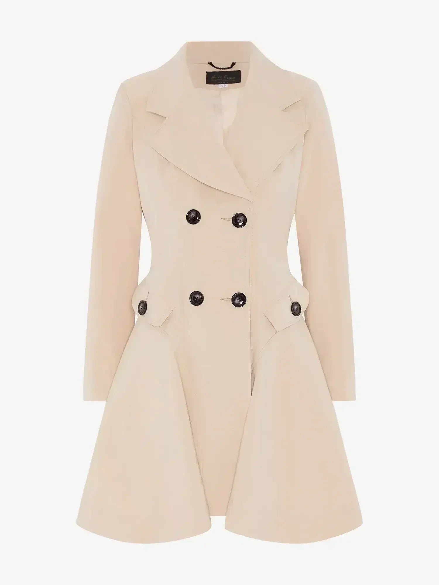 Spring/Summer Double Breasted Skater Coat (1102-SP) - Femstylo