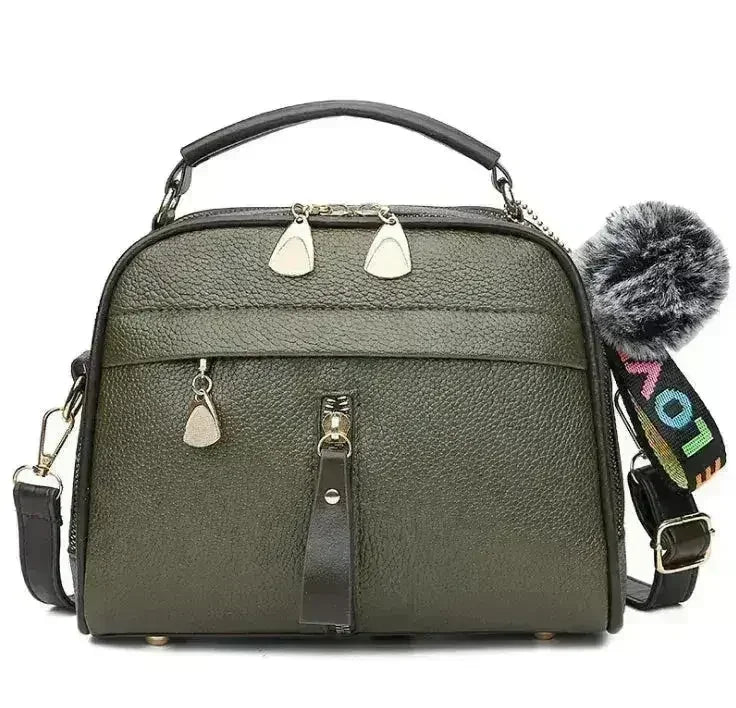 PU Leather Fashion Sweet Ladies' Messenger Bag - Femstylo