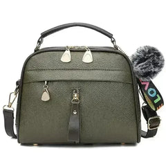 PU Leather Fashion Sweet Ladies' Messenger Bag - Femstylo