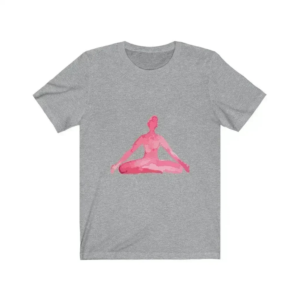 Yoga Meditation Pose Print T-Shirt - Femstylo