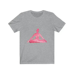 Yoga Meditation Pose Print T-Shirt - Femstylo