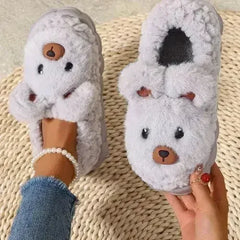 Cute Plush Furry Slippers - Femstylo