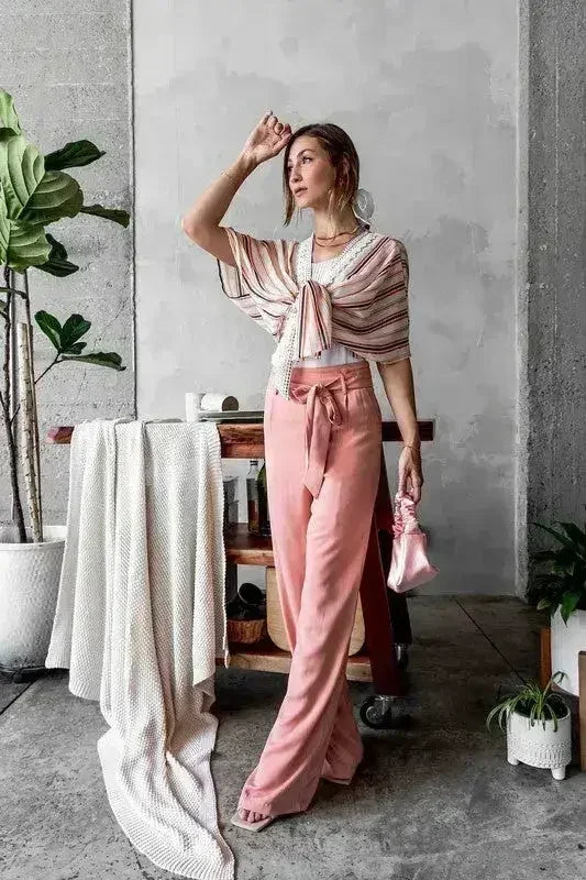 Pink East Hampton Pants - Femstylo