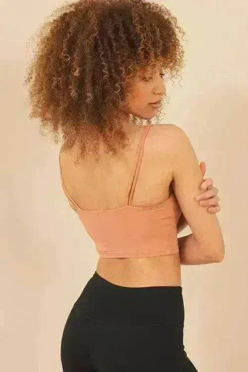 Naomi Sports Bra – Medium Support | Double-Strap Comfort - Femstylo