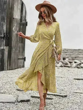 Printed midi dress - Femstylo