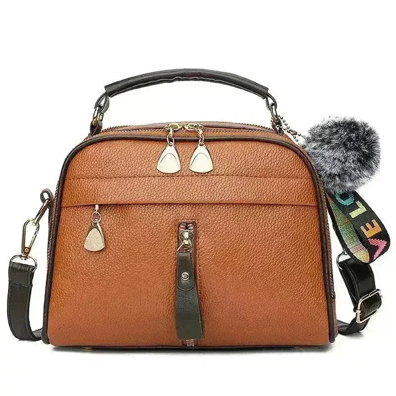 PU Leather Fashion Sweet Ladies' Messenger Bag - Femstylo