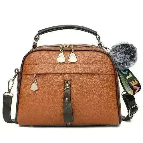 PU Leather Fashion Sweet Ladies' Messenger Bag - Femstylo