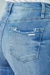 HIGH RISE ANKLE SKINNY JEANS - Femstylo