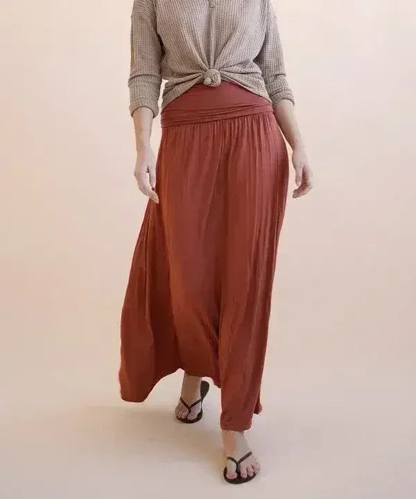 BAMBOO YOGA MAXI SKIRT - Femstylo