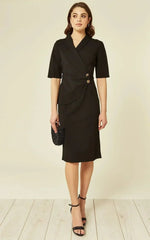 Diane Wrap Blazer Dress - Femstylo