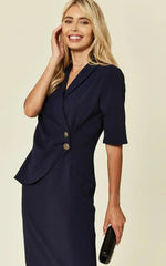Diane Wrap Blazer Dress - Femstylo